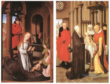  14 - Flügel eines Triptychon 1470 Niederländische Hans Memling